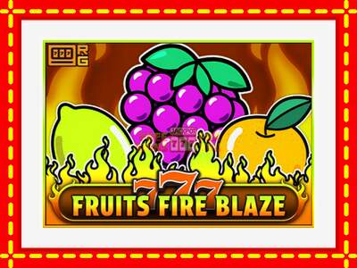 Speel de machine 777 - Fruits Fire Blaze: spannende gratis spins