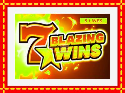 Speel de machine Blazing Wins: spannende gratis spins