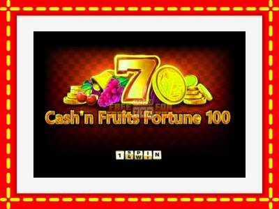 Speel de machine Cashn Fruits Fortune 100: spannende gratis spins