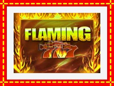 Speel de machine Flaming 777: spannende gratis spins