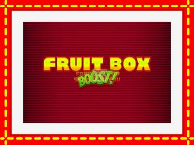 Speel de machine Fruit Box Boost!: spannende gratis spins