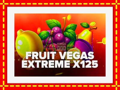 Speel de machine Fruit Vegas Extreme x125: spannende gratis spins