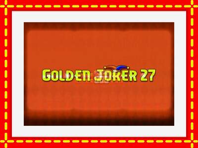 Speel de machine Golden Joker 27 Hold & Win: spannende gratis spins