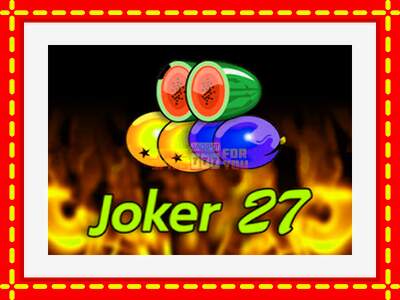 Speel de machine Joker 27: spannende gratis spins