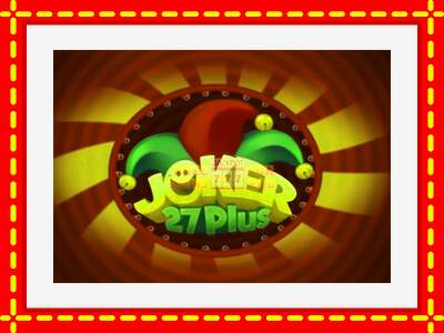 Speel de machine Joker 27 Plus: spannende gratis spins