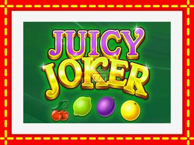 Speel de machine Juicy Joker: spannende gratis spins