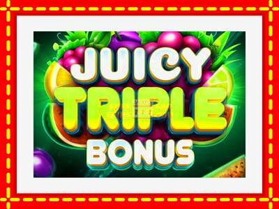 Speel de machine Juicy Triple Bonus: spannende gratis spins