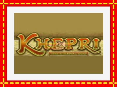 Speel de machine Khepri The Eternal God: spannende gratis spins