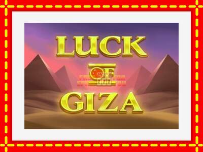 Speel de machine Luck of Giza: spannende gratis spins