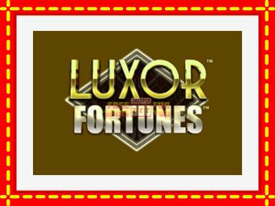 Speel de machine Luxor Fortunes: spannende gratis spins