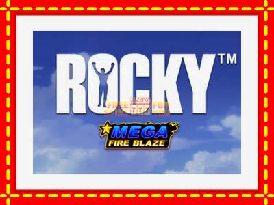 Speel de machine Mega Fire Blaze: Rocky: spannende gratis spins