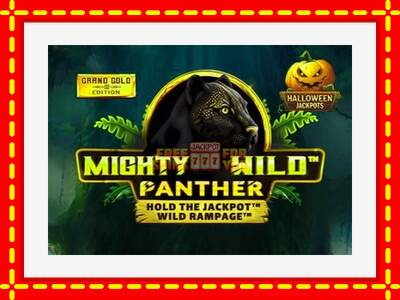 Speel de machine Mighty Wild: Panther Grand Gold Edition Halloween Jackpots: spannende gratis spins