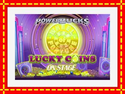 Speel de machine PowerBucks Wheel of Fortune Lucky Coins On Stage: spannende gratis spins