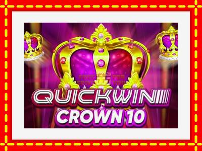 Speel de machine Quick Win Crown 10: spannende gratis spins