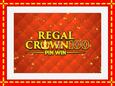 Speel de machine Regal Crown 100: spannende gratis spins