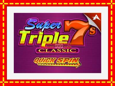 Speel de machine Super Triple 7s Classic: spannende gratis spins