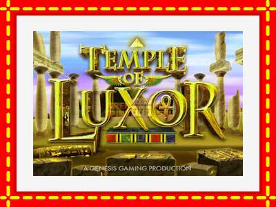 Speel de machine Temple of Luxor: spannende gratis spins