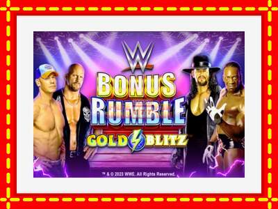 Speel de machine WWE Bonus Rumble Gold Blitz: spannende gratis spins